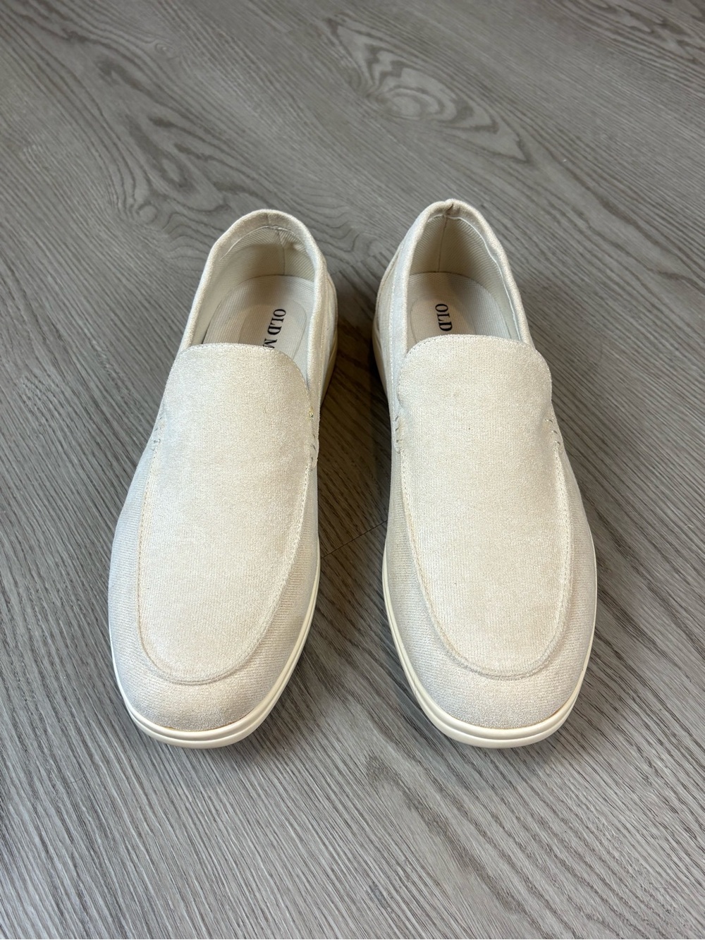 Yeezy Men's Slip-On Loafers in Cream